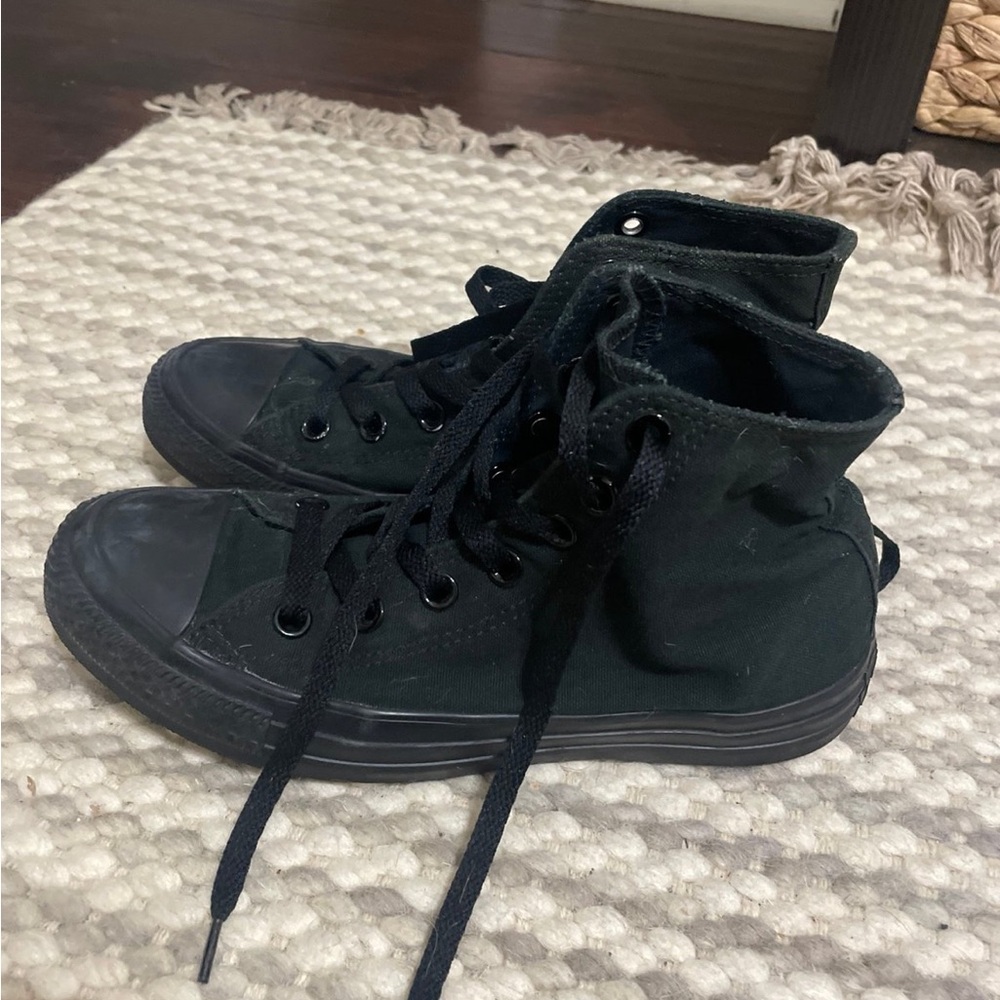 Converse Black Canvas Sneakers
